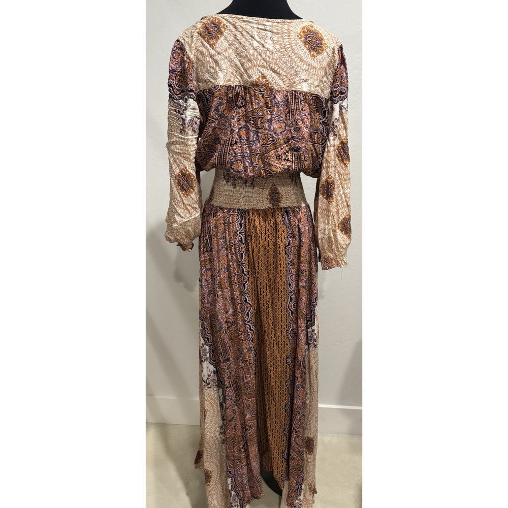 Free People Mexicali Rose Maxi Dress in Ivory SZ. Large - Picture 4 of 5